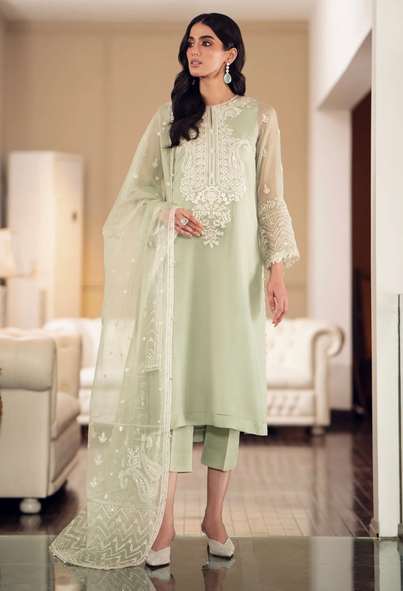 Baroque Chiffon Suit-Replica Suits-Replica Zone