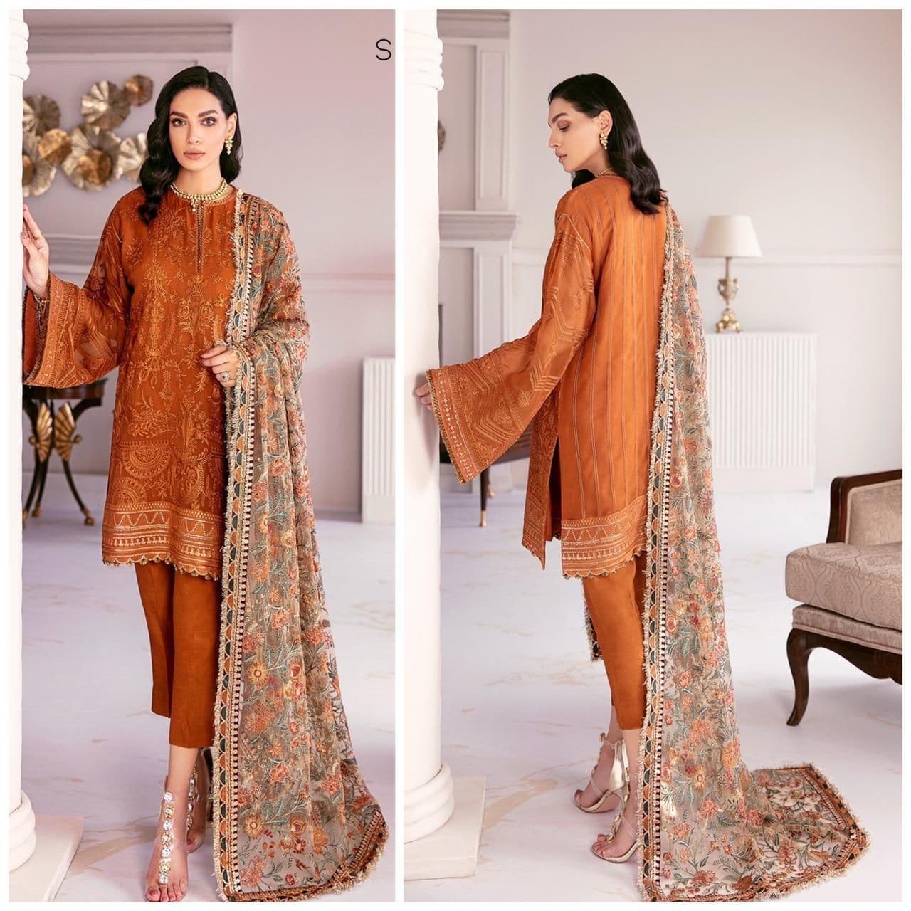 Baroque Chiffon Suit-Replica Suits-Replica Zone