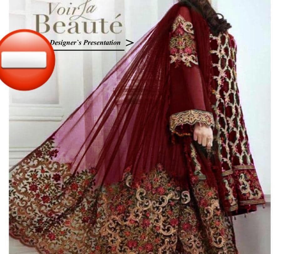 Baroque Jazmin Chiffon Suit-Replica Suits-Replica Zone