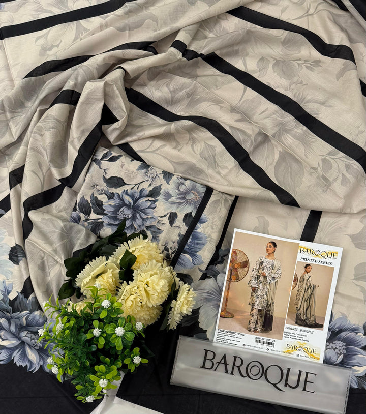 Baroque Lawn Suit-Sale Suits-Replica Zone