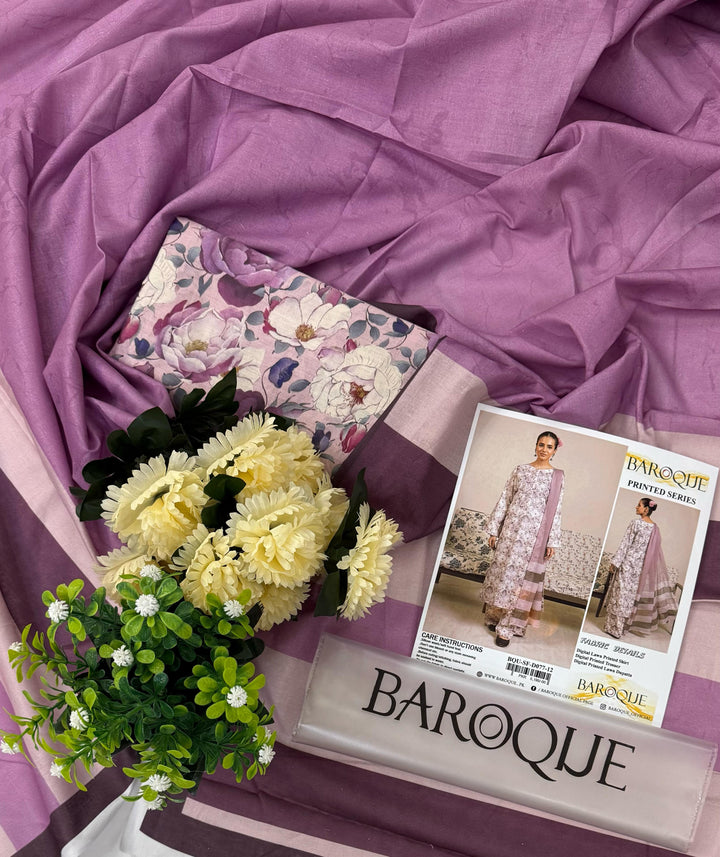 Baroque Lawn Suit-Sale Suits-Replica Zone