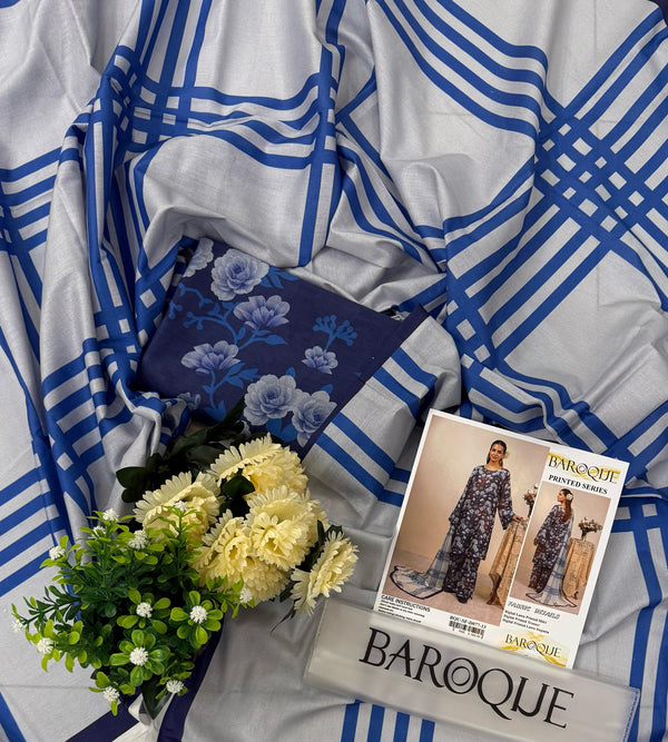 Baroque Lawn Suit-Sale Suits-Replica Zone