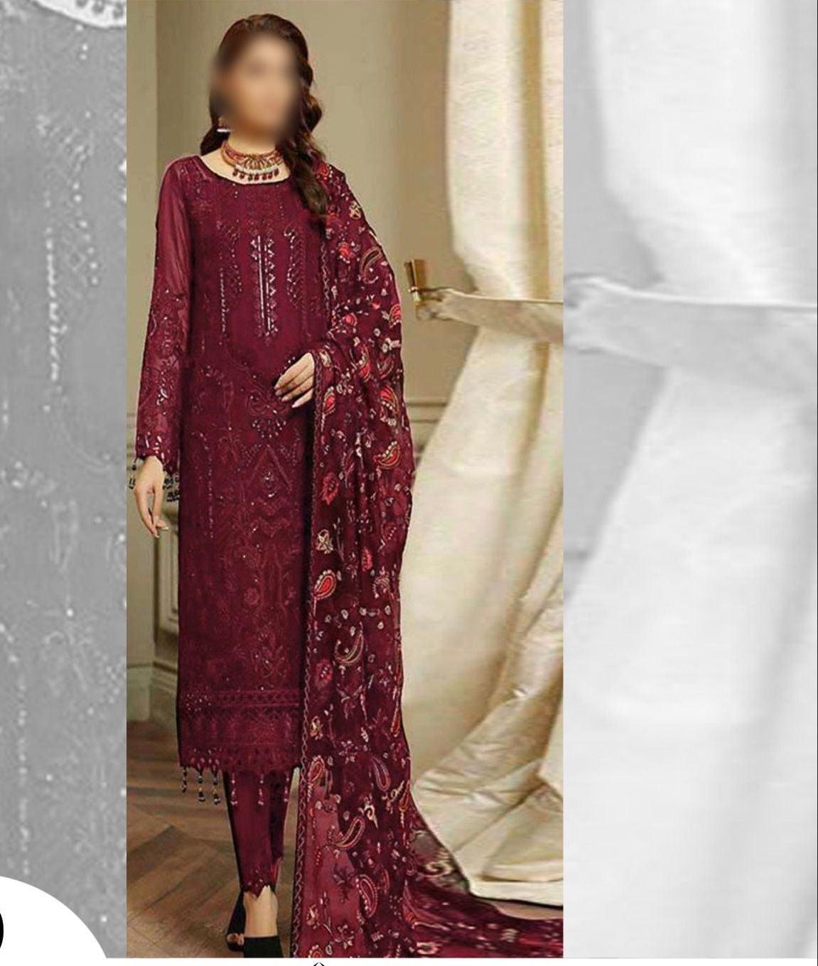 Baroque-Maroon-Organza-Replica Zone