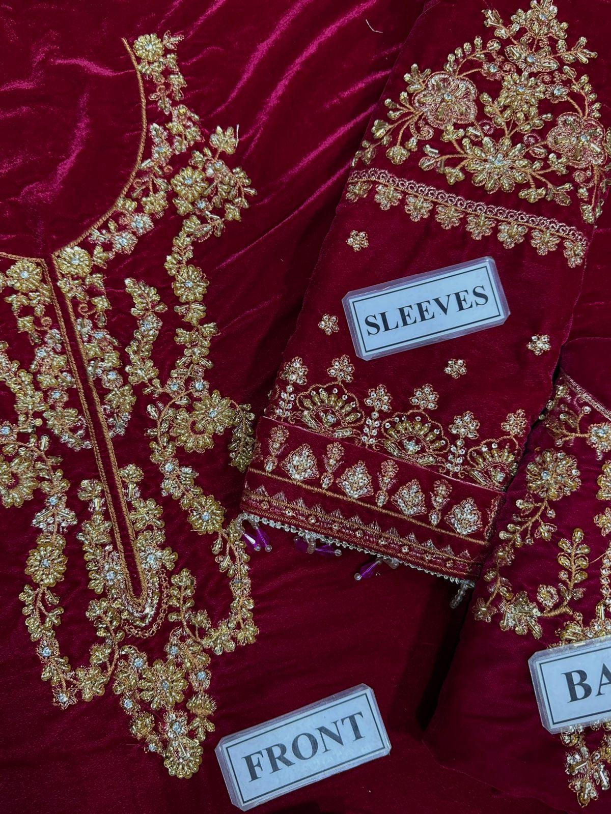 Baroque Velvet Suit-Replica Suits-Replica Zone