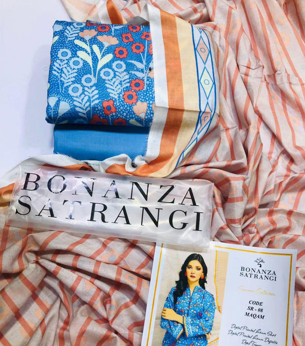 Bonanza Lawn Suit-Sale Suits-Replica Zone