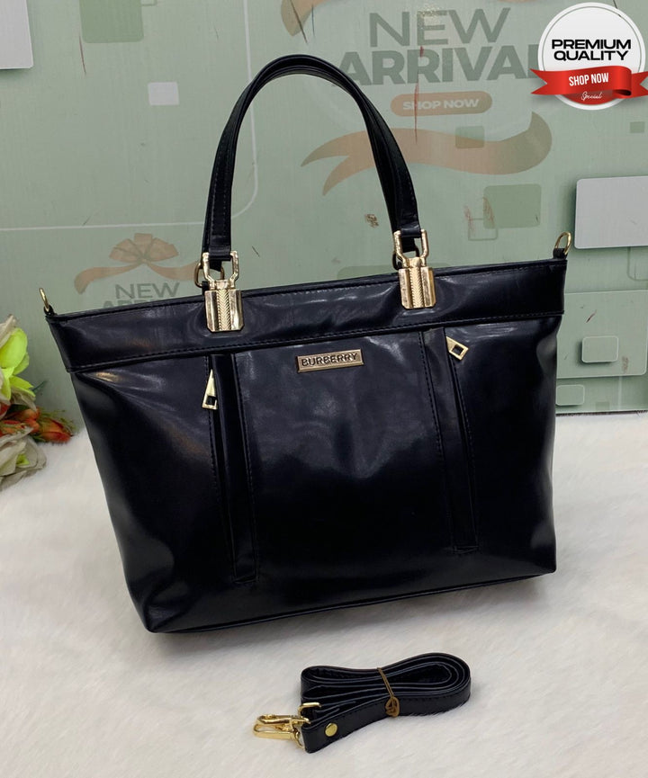 Burberry Stylish Leather Handbags-Handbags-Replica Zone