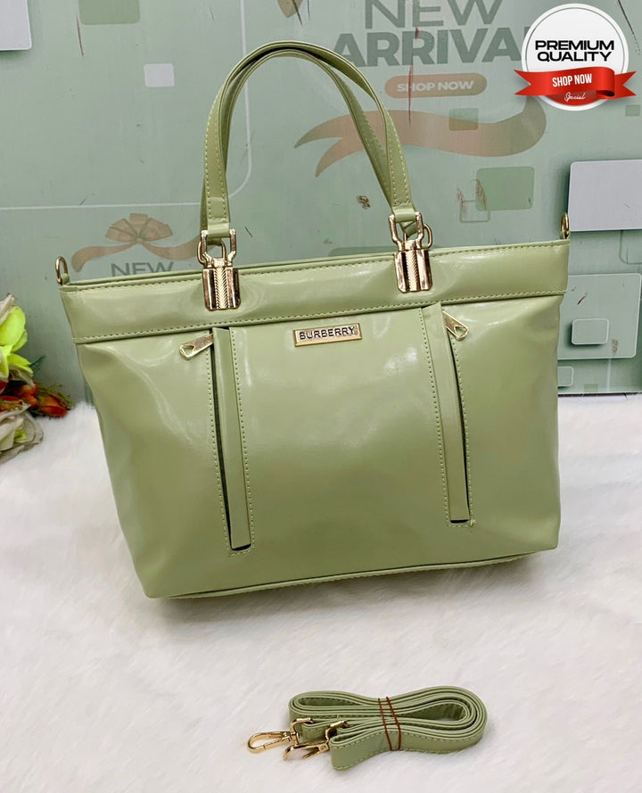 Burberry Stylish Leather Handbags-Handbags-Replica Zone