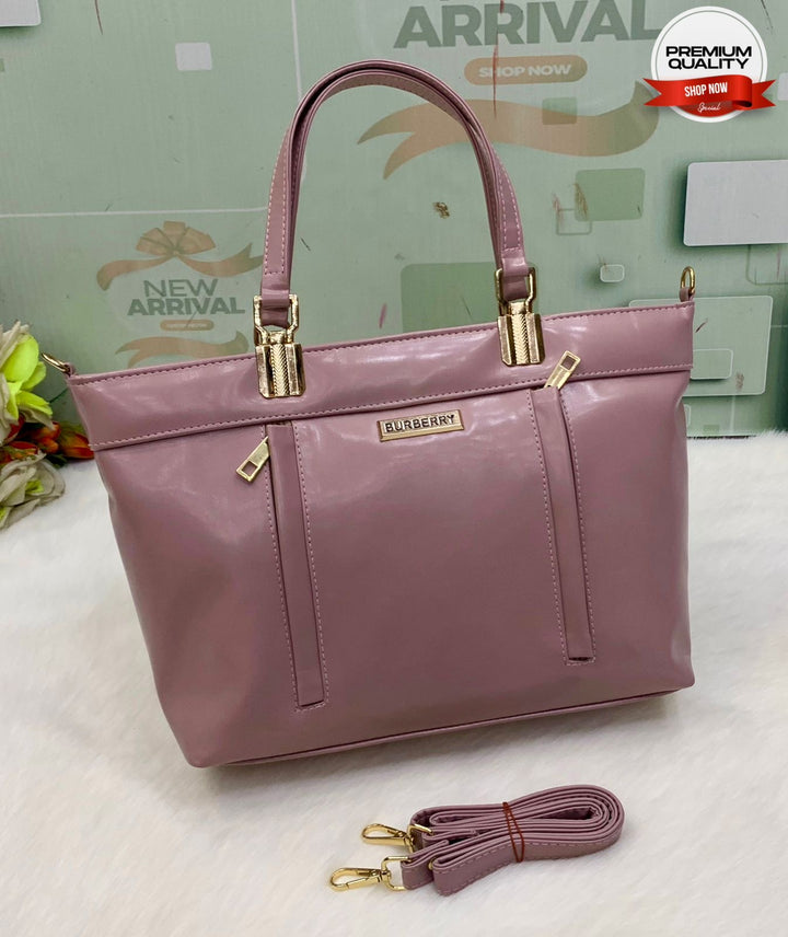 Burberry Stylish Leather Handbags-Handbags-Replica Zone