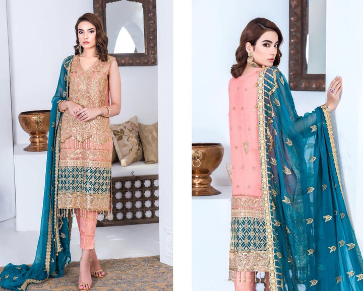 Charizma Chiffon Suit-Replica Suits-Replica Zone