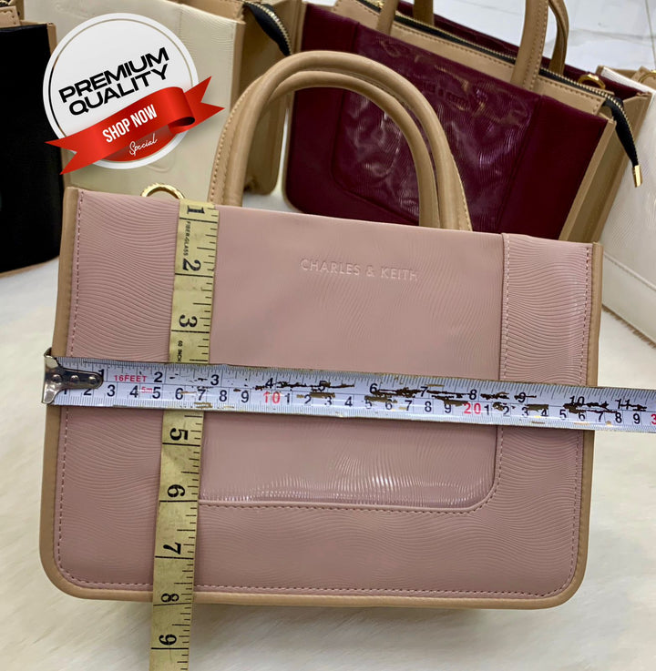 Charles & Keith Leather Handbags-Handbags-Replica Zone