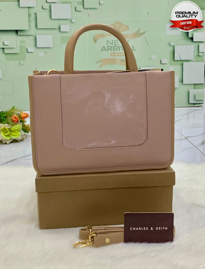 Charles & Keith Leather Handbags-Handbags-Replica Zone