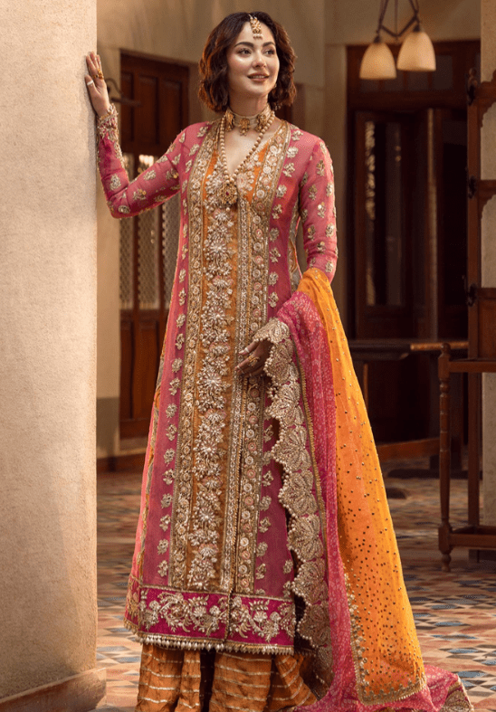 Crimson Chiffon Suit-Replica Suits-Replica Zone