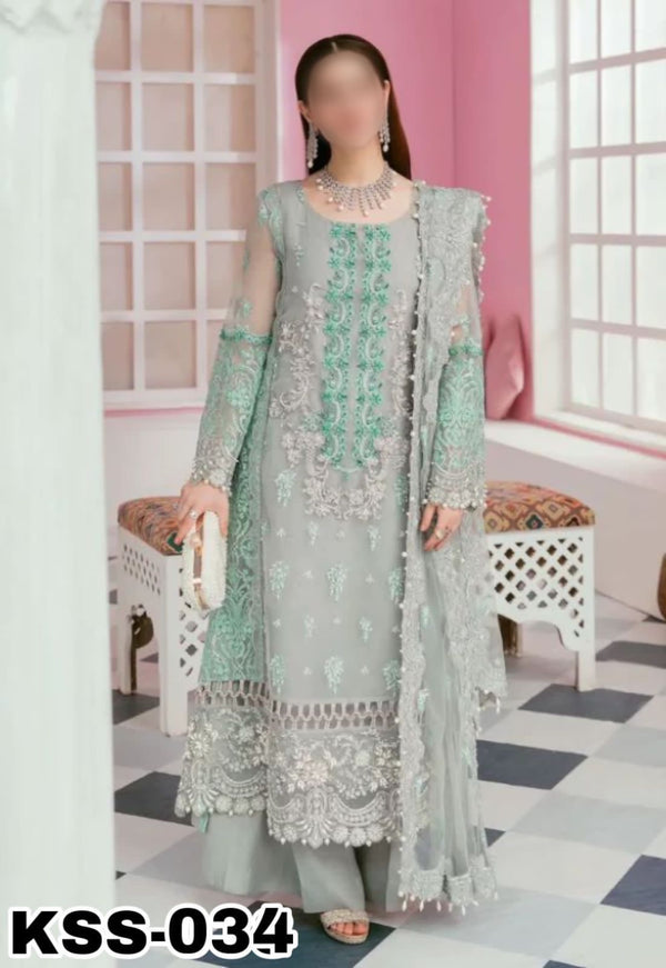 Elaf Organza Suit-Replica Suits-Replica Zone