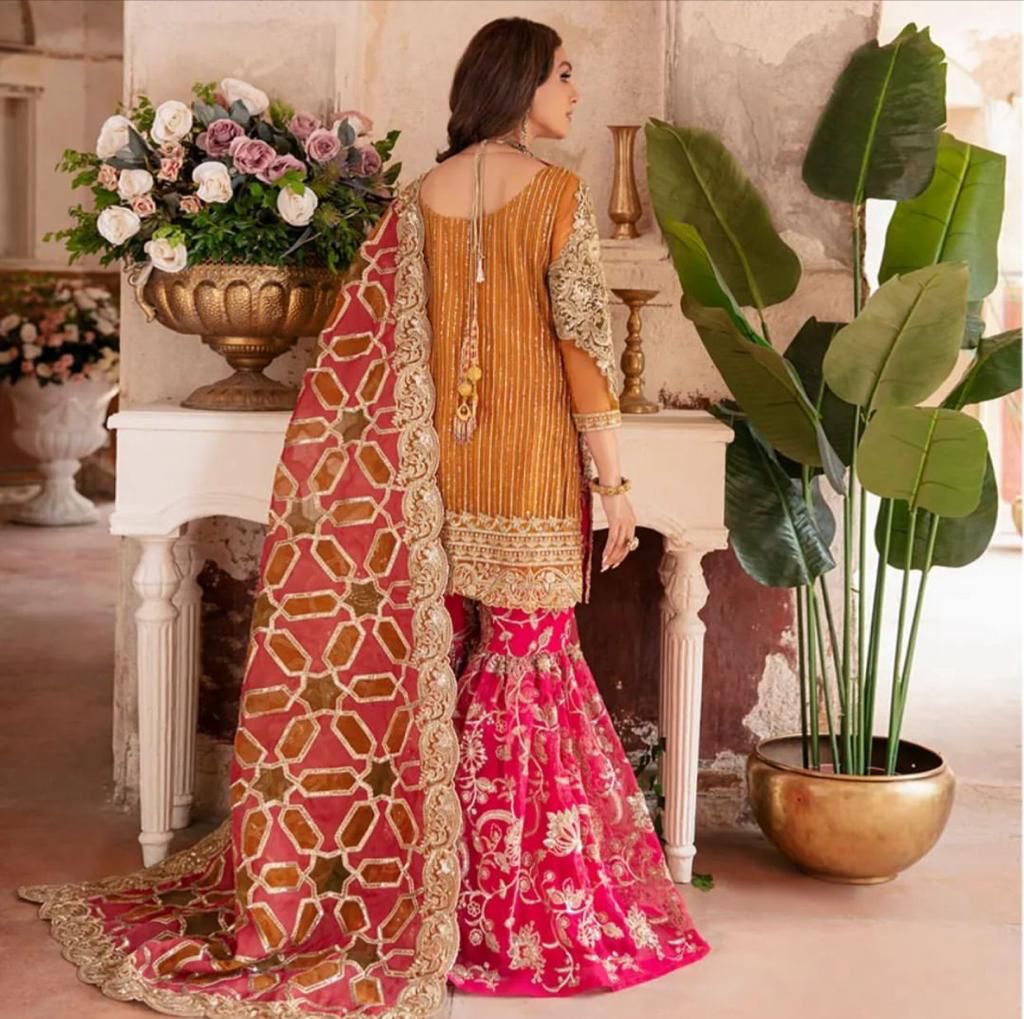 Emaan Adeel Organza Bridal Suit-Bridal Suits-Replica Zone