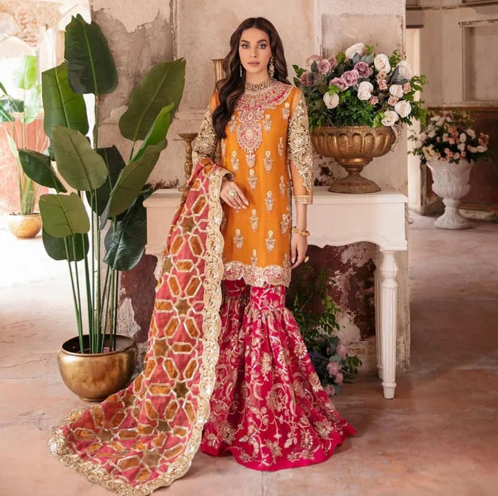 Emaan Adeel Organza Bridal Suit-Bridal Suits-Replica Zone