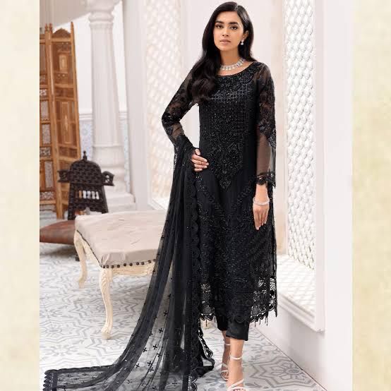 Emaan Adeel Organza Suit-Replica Suits-Replica Zone