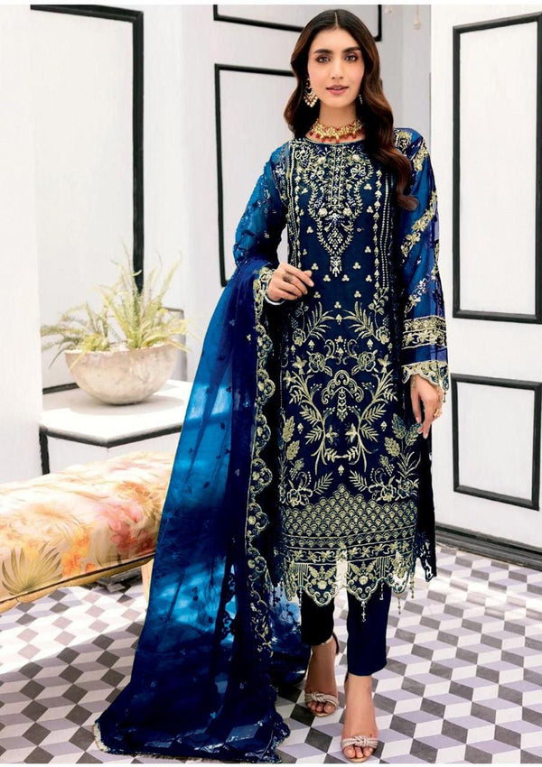 Emaan Adeel Organza Suit-Replica Suits-Replica Zone