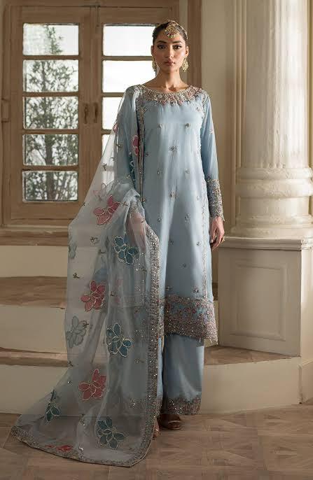 Emaan Adeel Organza Suit-Replica Suits-Replica Zone