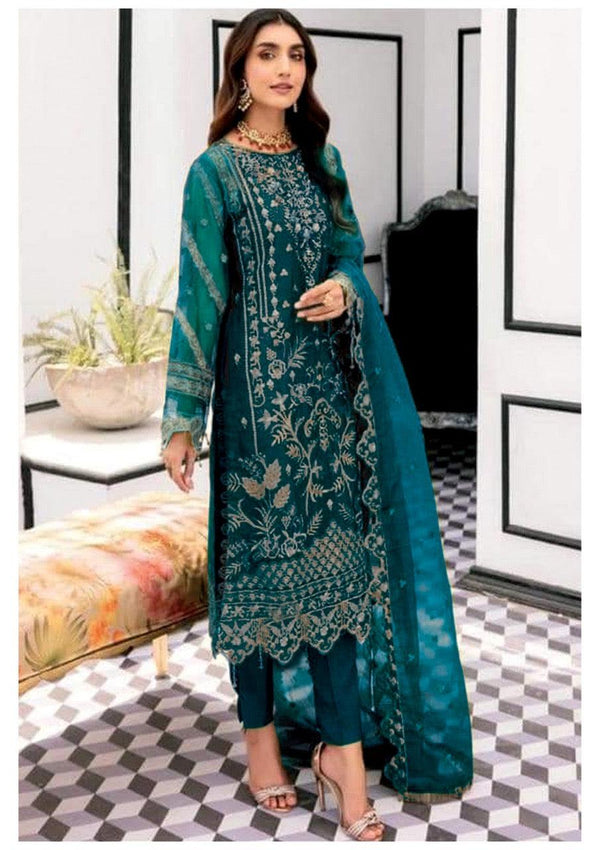 Emaan Adeel Organza Suit-Replica Suits-Replica Zone