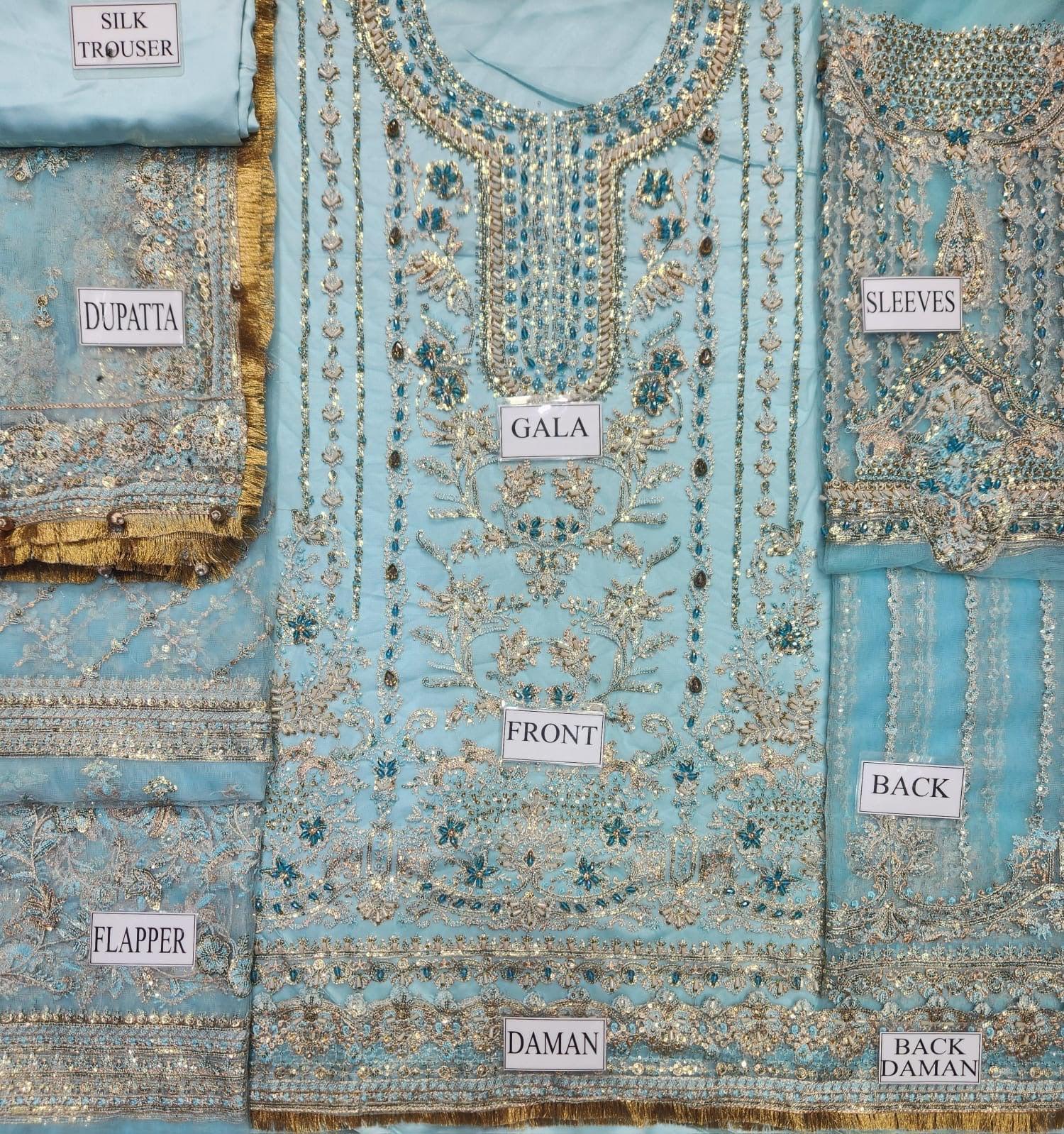 Erum Khan Net Bridal Suit-Bridal Suits-Replica Zone