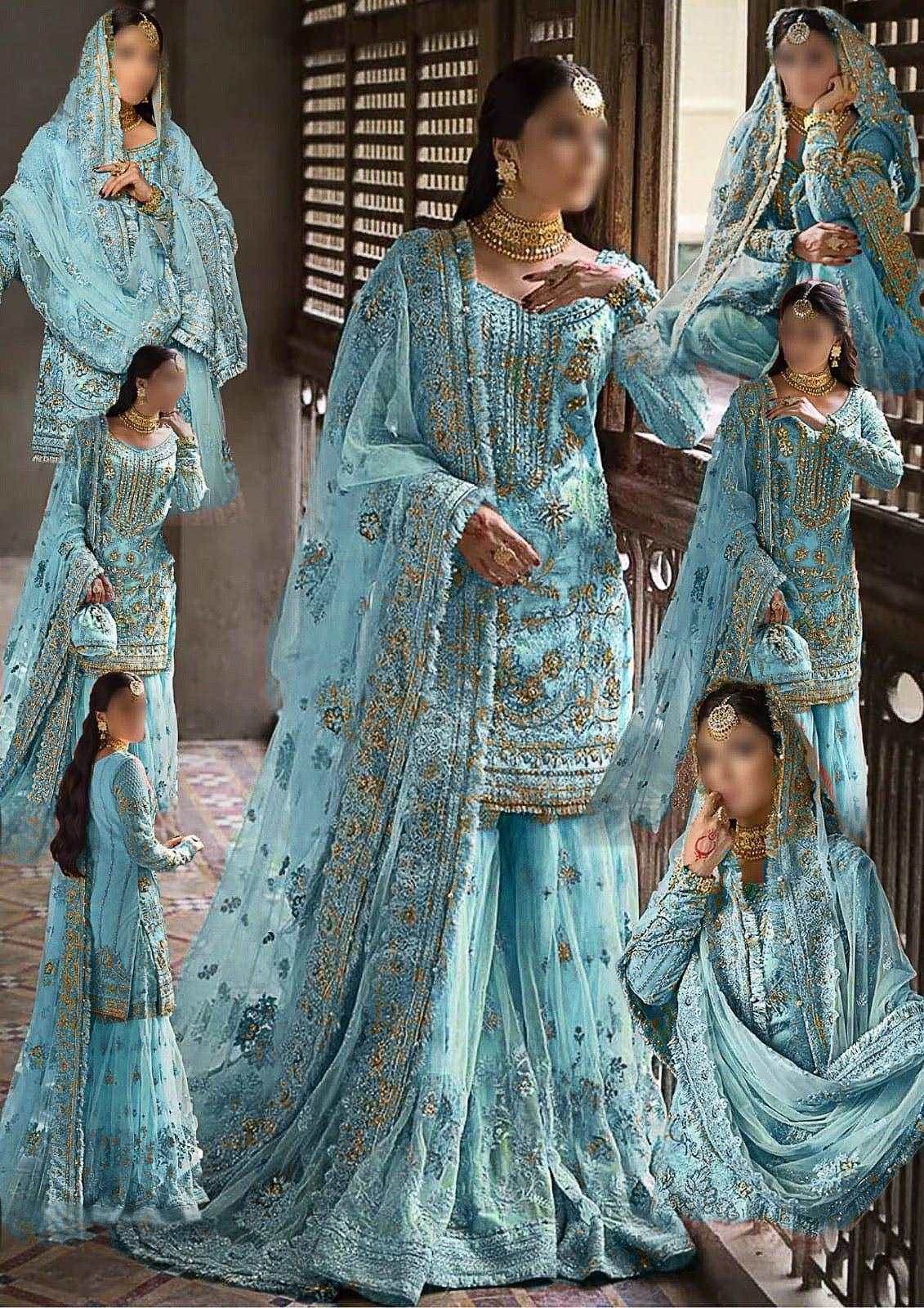 Erum Khan Net Bridal Suit-Bridal Suits-Replica Zone