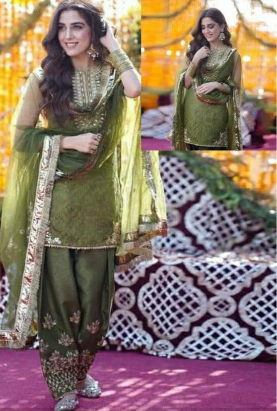 Faiza Saqlain Organza Suit-Replica Suits-Replica Zone