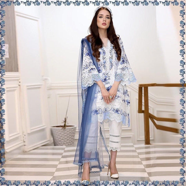 Farida Hassan Lawn Suit-Lawn Suits-Replica Zone