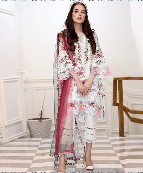 Farida Hassan Lawn Suit-Lawn Suits-Replica Zone