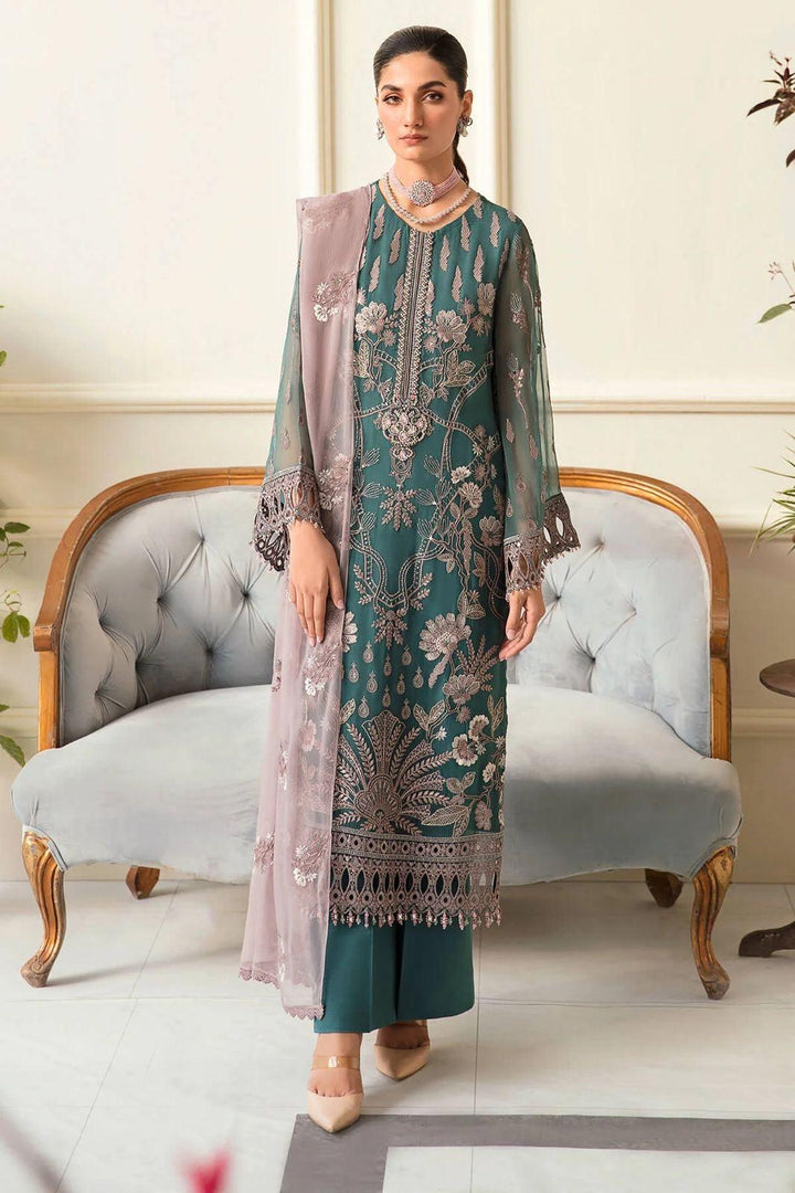 Flossie Chiffon Suit-Replica Suits-Replica Zone