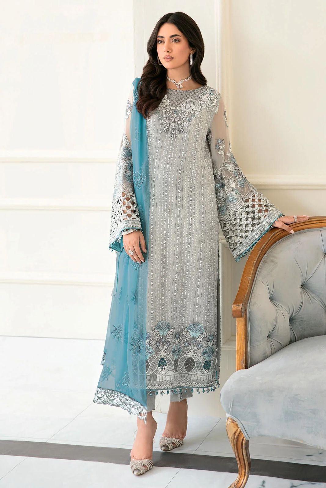 Flossie Chiffon Suit-Replica Suits-Replica Zone