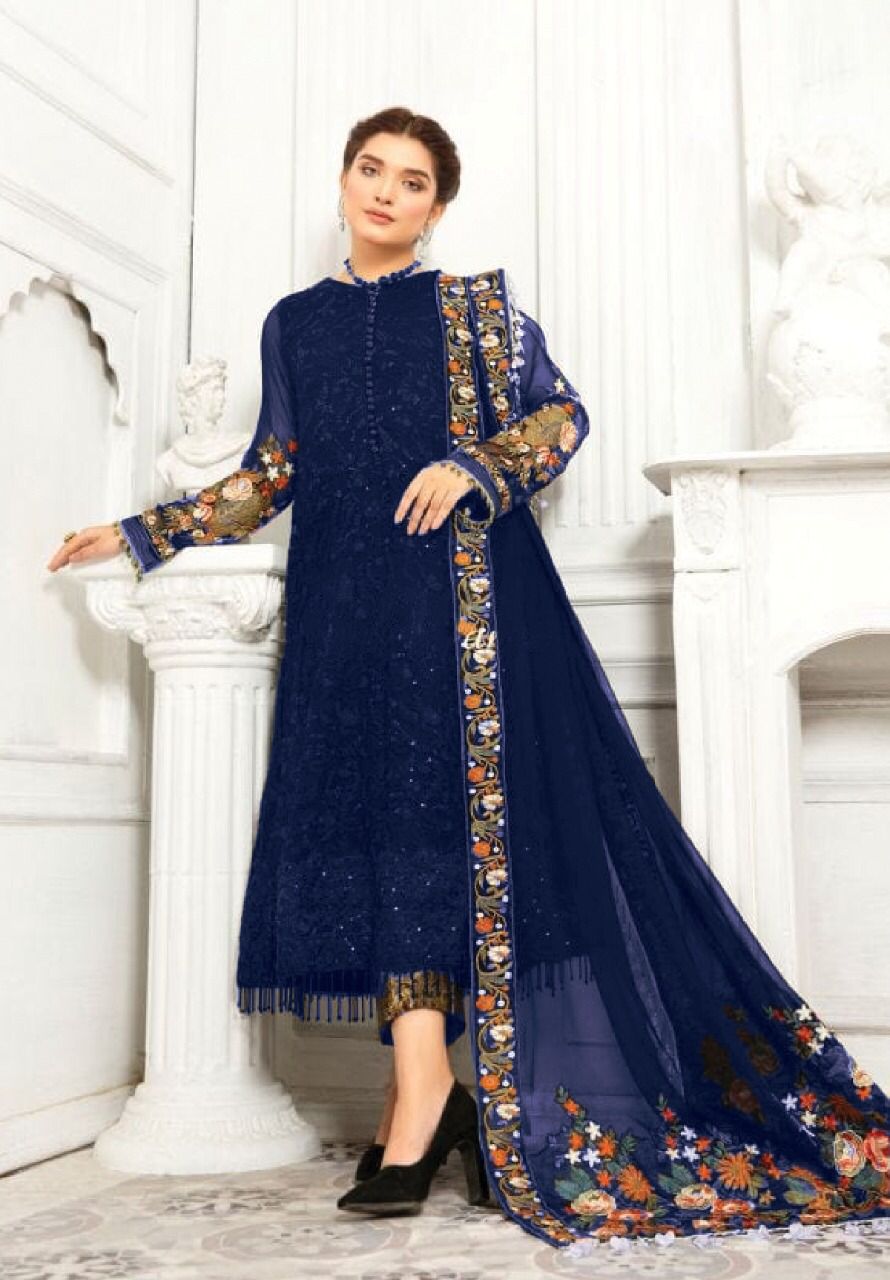 Gul Warun Chiffon Suit-Replica Suits-Replica Zone