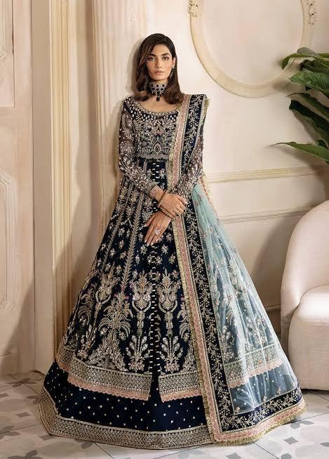 Gulaal Chiffon Frock-Bridal Suits-Replica Zone