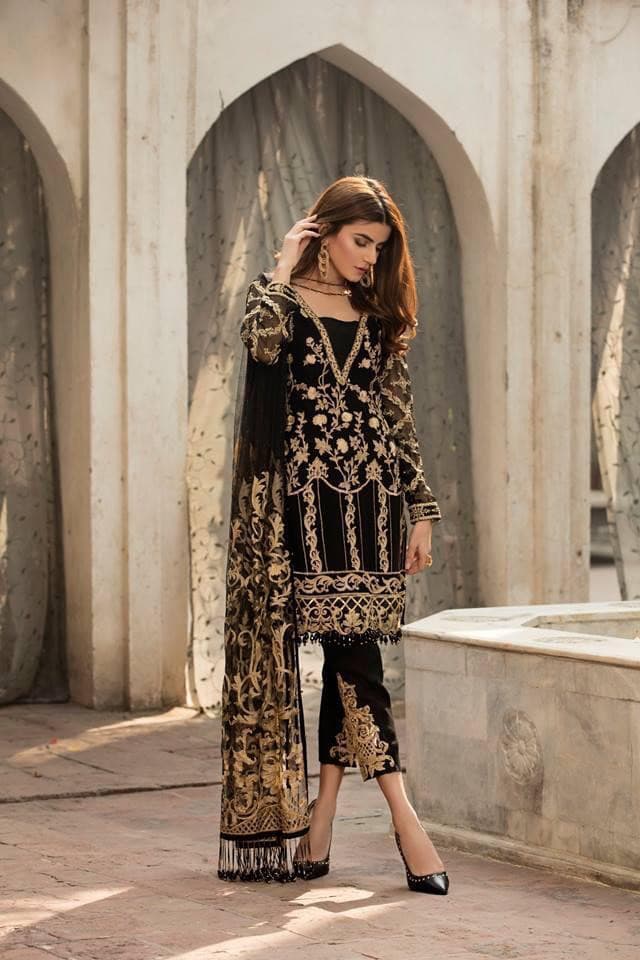 Gulaal Chiffon Suit-Replica Suits-Replica Zone