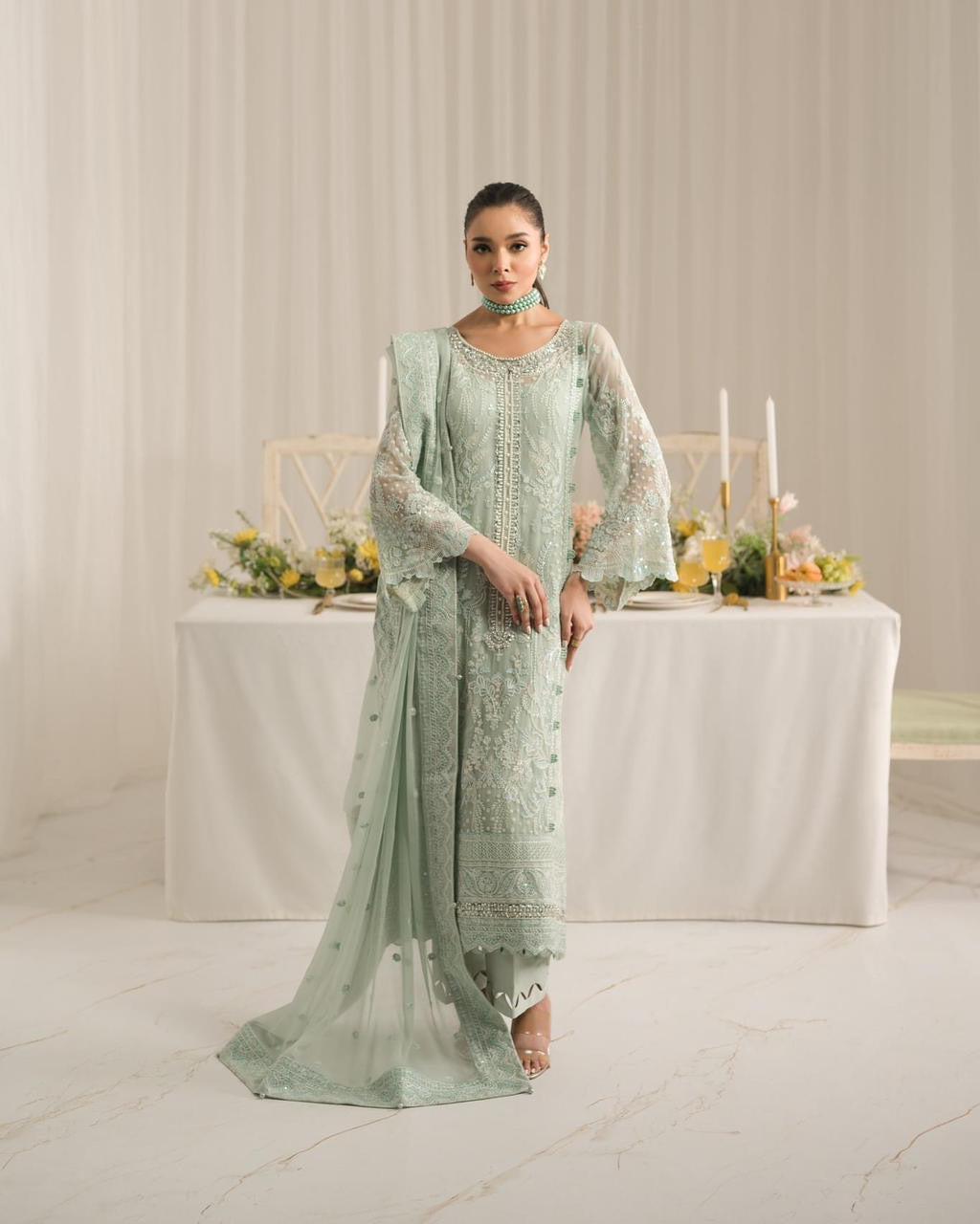 Gulaal Chiffon Suit-Replica Suits-Replica Zone