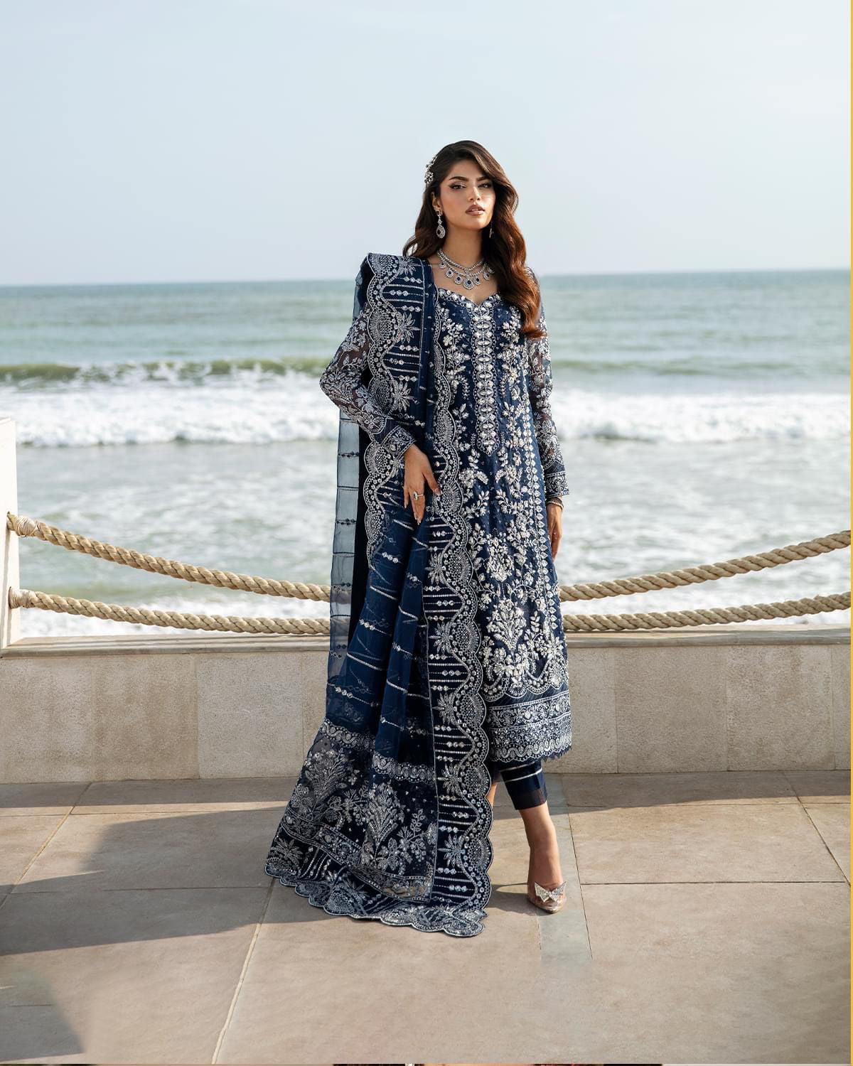 Gulaal Chiffon Suit-Replica Suits-Replica Zone