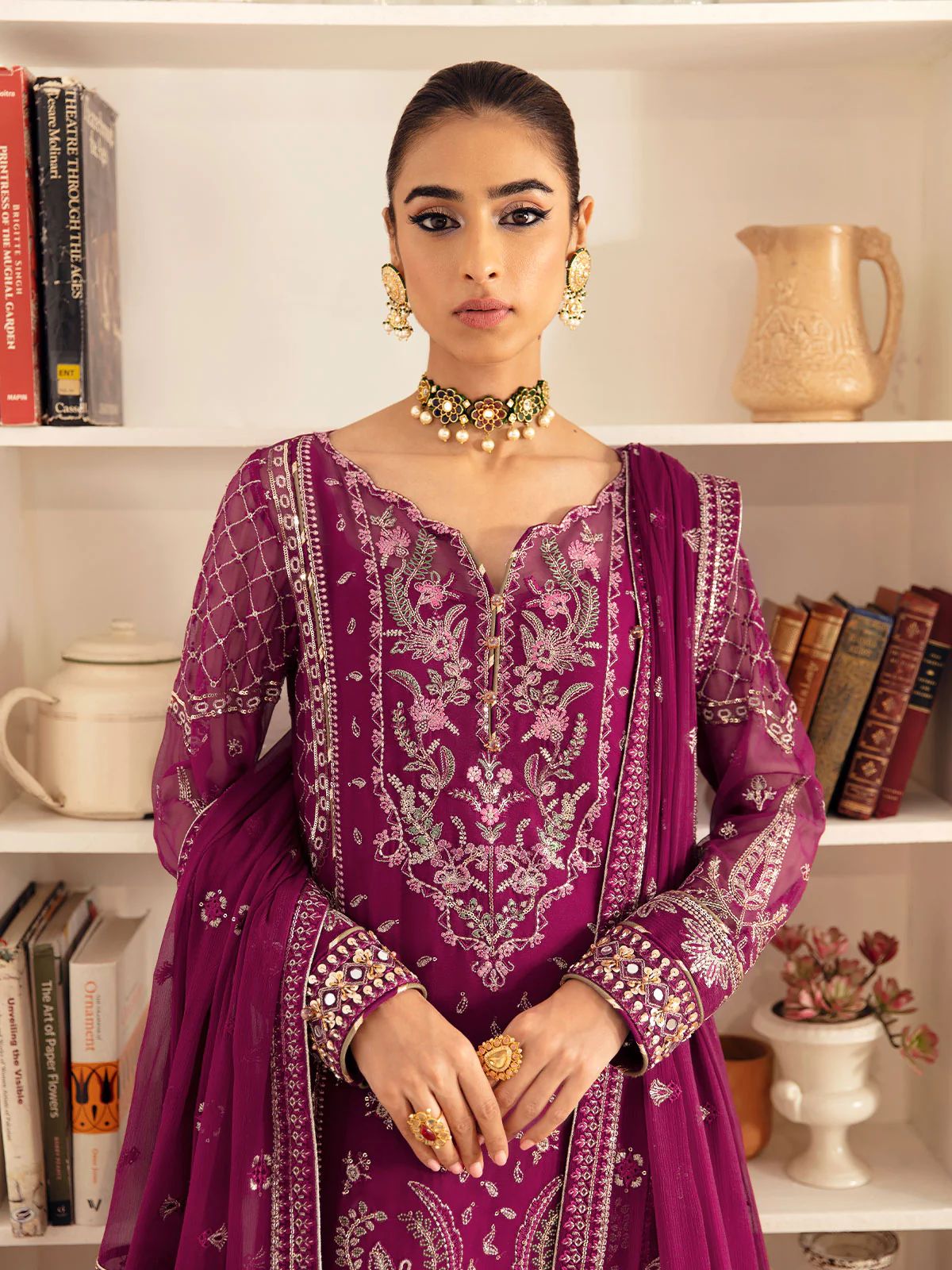 Gulaal Chiffon Suit-Replica Suits-Replica Zone