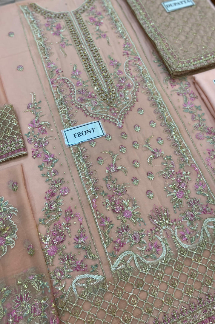 Gulaal Chiffon Suit-Replica Suits-Replica Zone