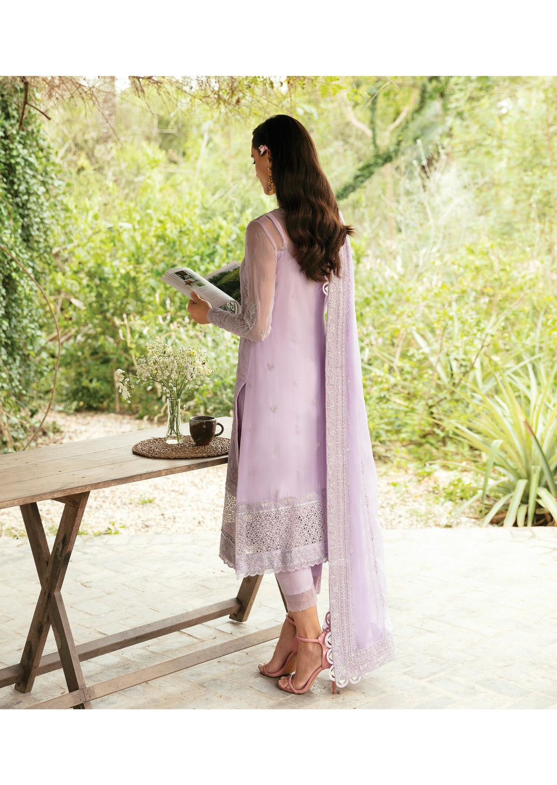 Gulaal Chiffon Suit-Replica Suits-Replica Zone