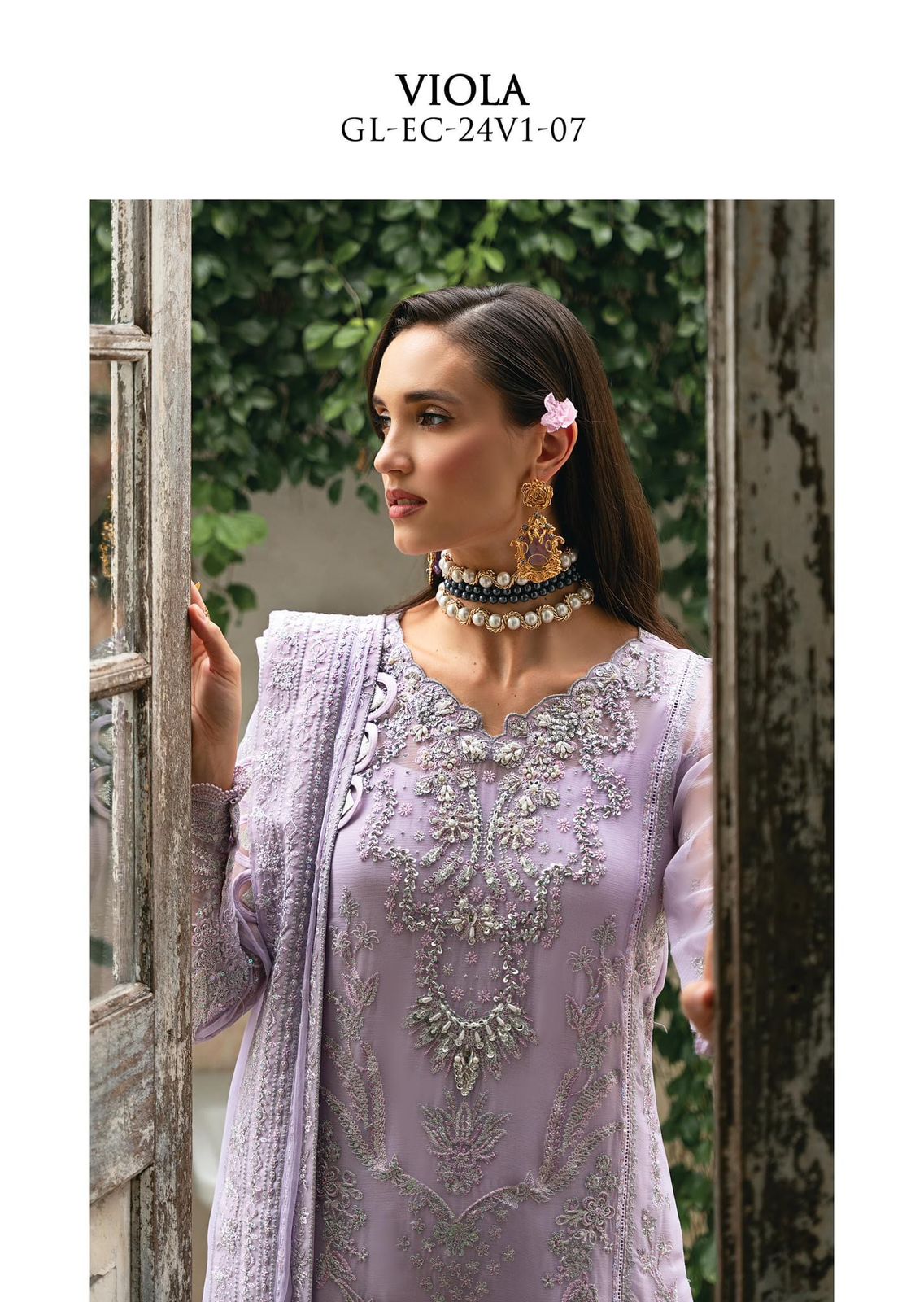 Gulaal Chiffon Suit-Replica Suits-Replica Zone