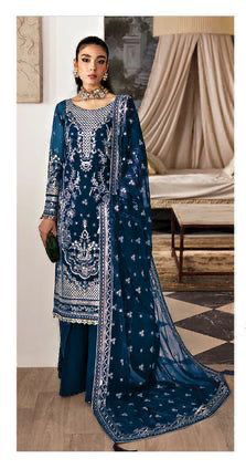 Gulaal Chiffon Suit-Replica Suits-Replica Zone