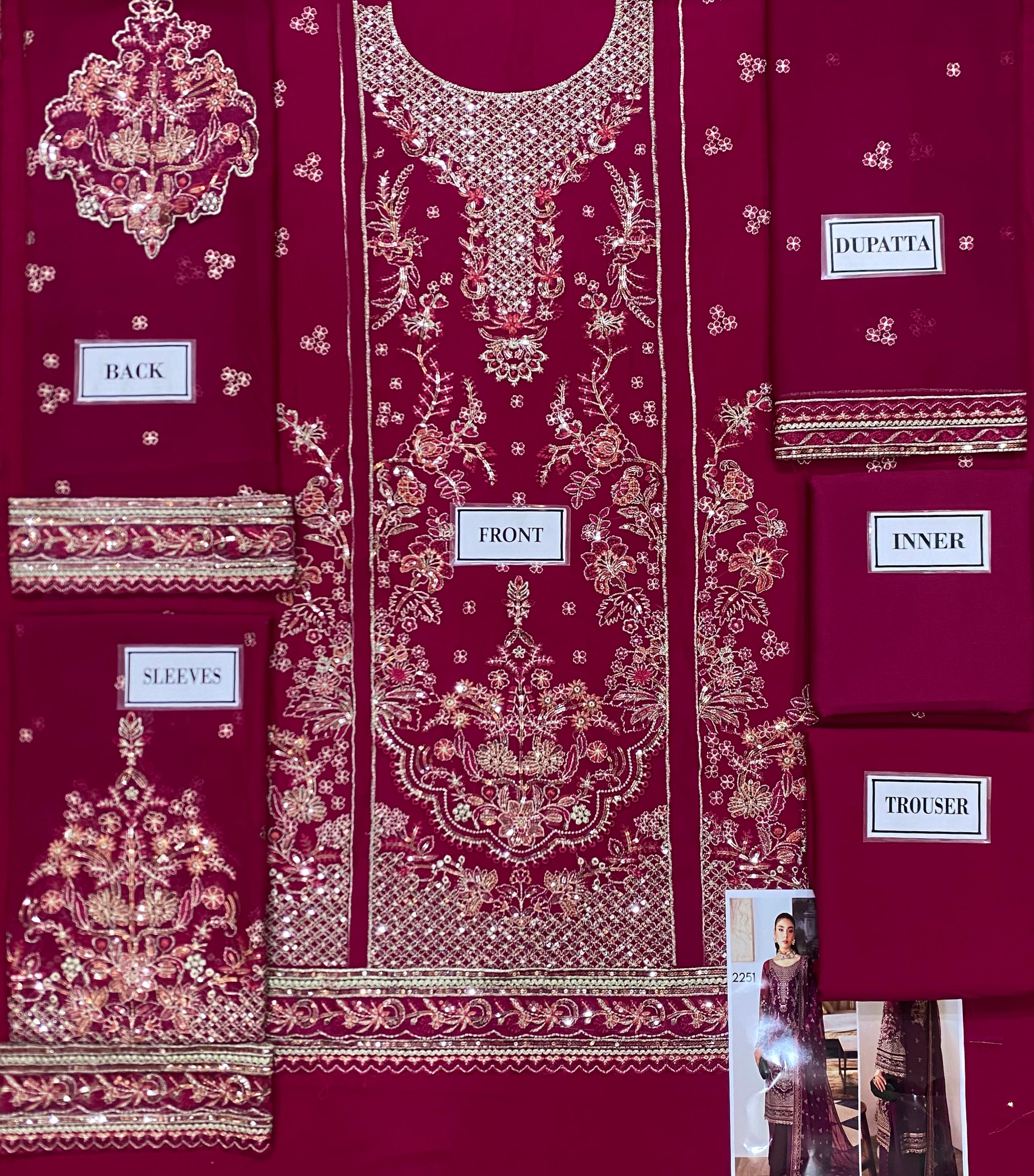 Gulaal-Maroon-Chiffon-Replica Zone