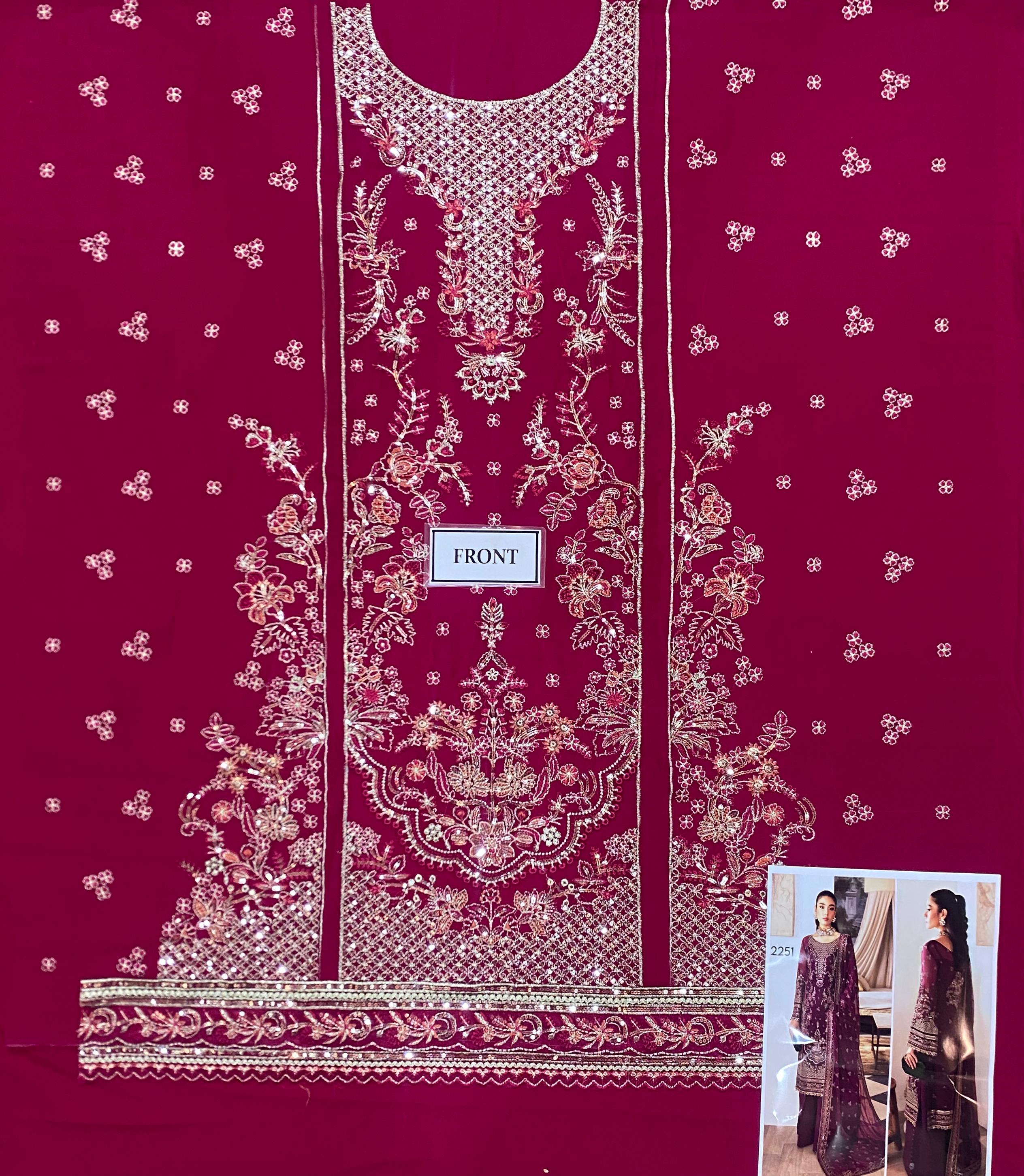 Gulaal-Maroon-Chiffon-Replica Zone