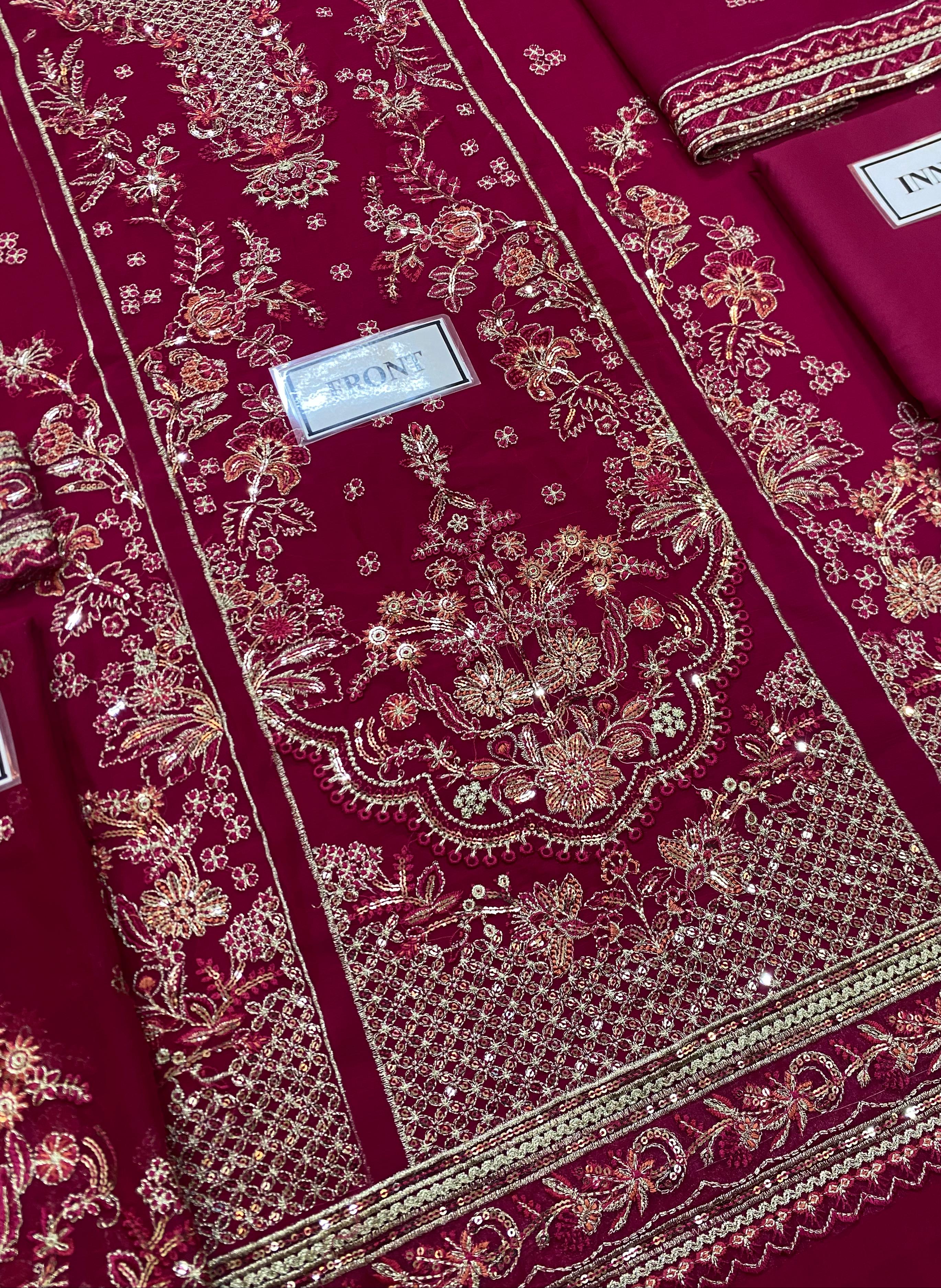 Gulaal-Maroon-Chiffon-Replica Zone