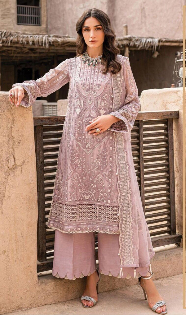 Gulaal Organza Suit-Replica Suits-Replica Zone