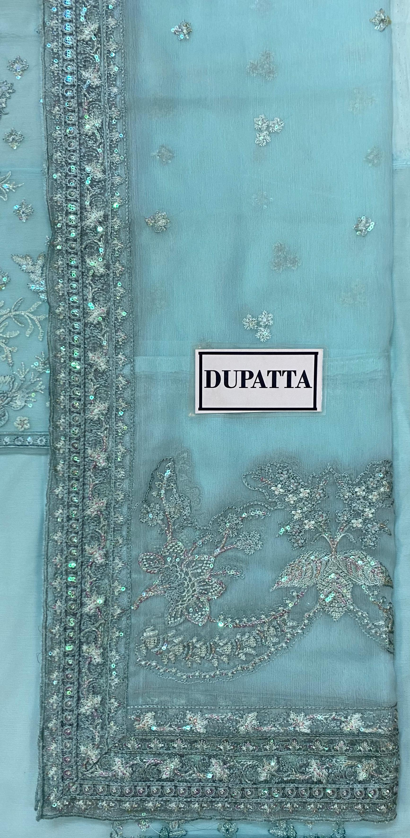 Gulaal-Blue-Chiffon-Replica Zone