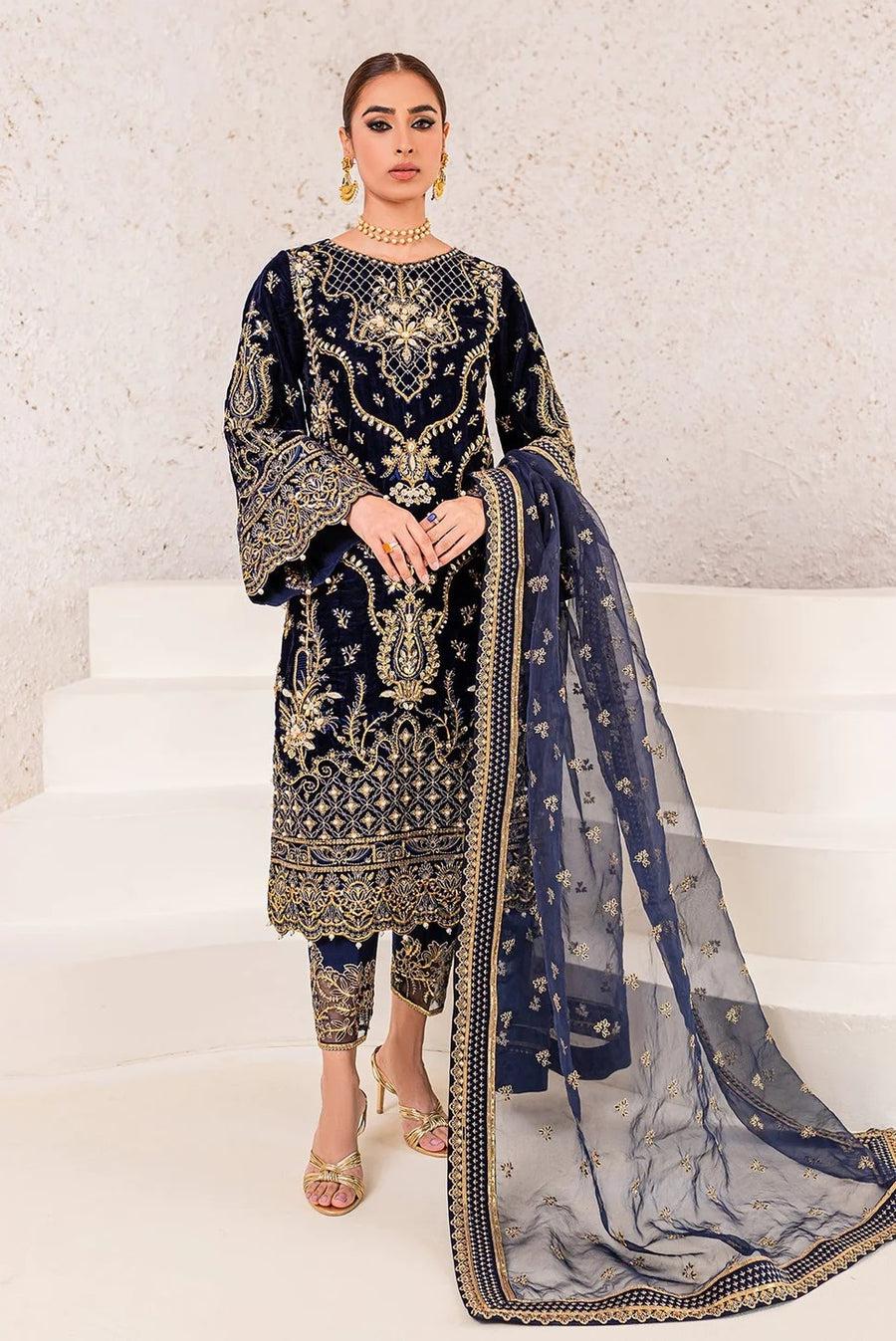 Gulaal Velvet Suit-Replica Suits-Replica Zone