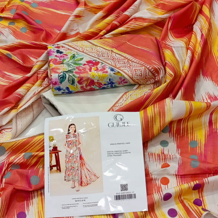 Guljee Lawn Suit-Sale Suits-Replica Zone