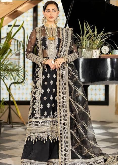 Imrozia Chiffon Bridal Suit-Bridal Suits-Replica Zone