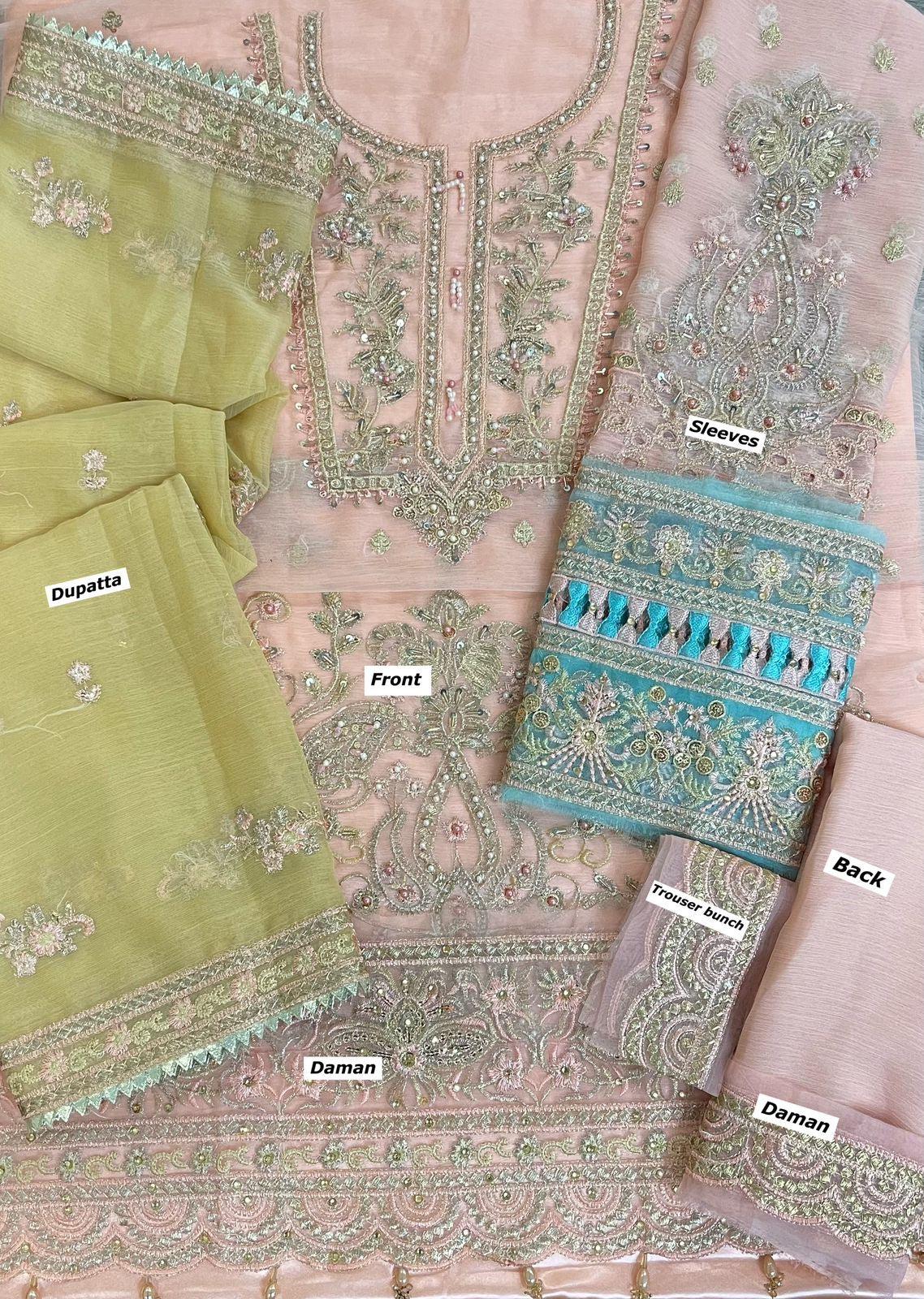 Imrozia Chiffon Suit-Replica Suits-Replica Zone