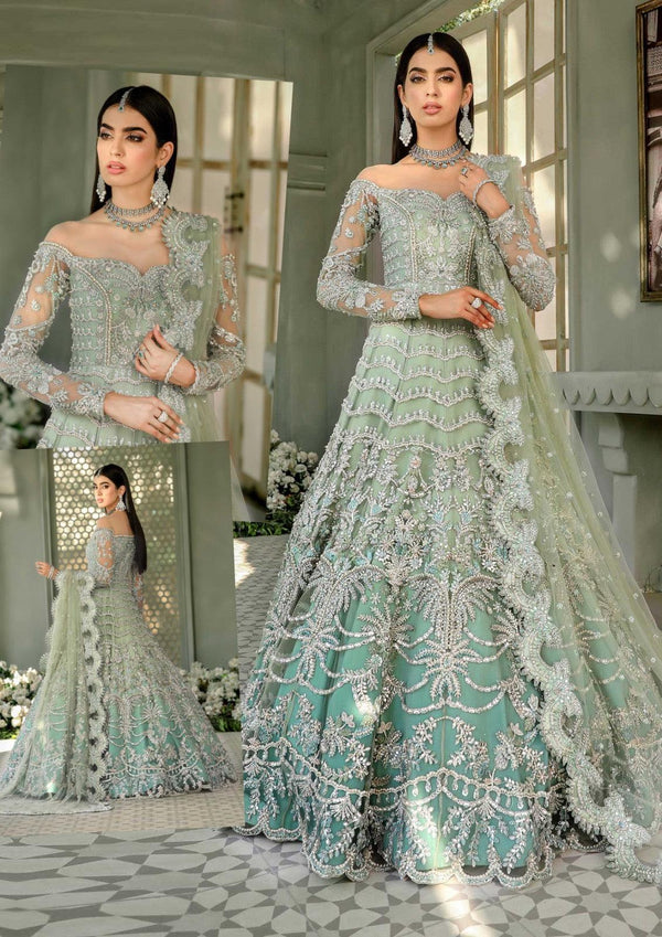 Imrozia Net Maxi-Bridal Suits-Replica Zone